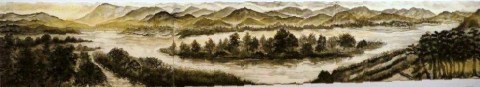 「相模川自然の村絵巻」ジクレー版画