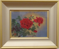 「薔薇」　日本芸術院特待　大矢十四彦先生